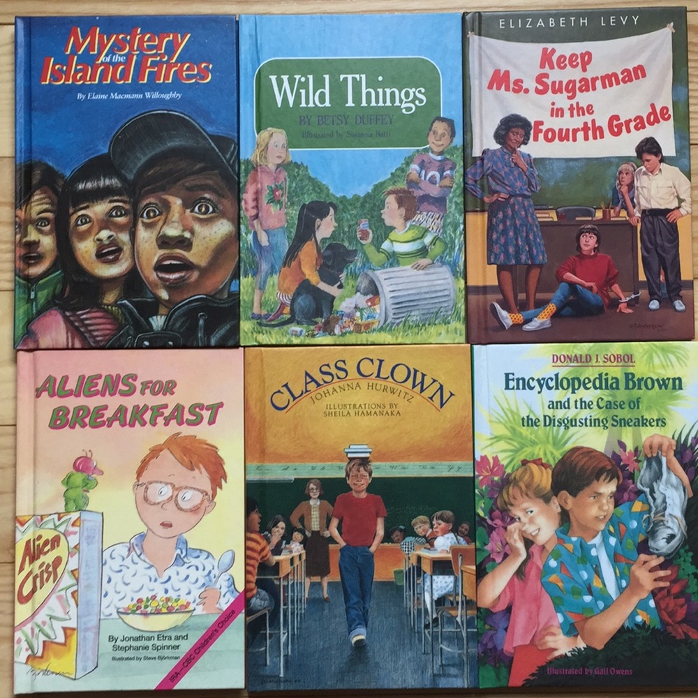 Intermediate Hardcover Book Lot Encyclopedia Brown